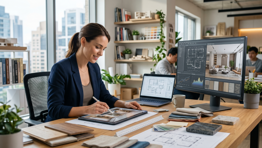تقرير شامل عن هندسة الديكور والتصميم الداخلي: الأسس العلمية الحديثة، والتحسين الرقمي 1 تعلم أسس الديكور المنزلي الاحترافي: من قواعد توزيع الأثاث والإضاءة إلى اتجاهات ألوان. نصائح عملية للمجالس والمطابخ وغرف النوم في مقال واحد.