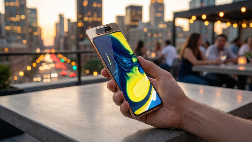 مراجعة Samsung Galaxy A80: هل تنجح تجربة الكاميرا الدوارة؟ (تقرير شامل) 1 مراجعة Samsung Galaxy A80: هل تنجح تجربة الكاميرا الدوارة؟ (تقرير شامل)